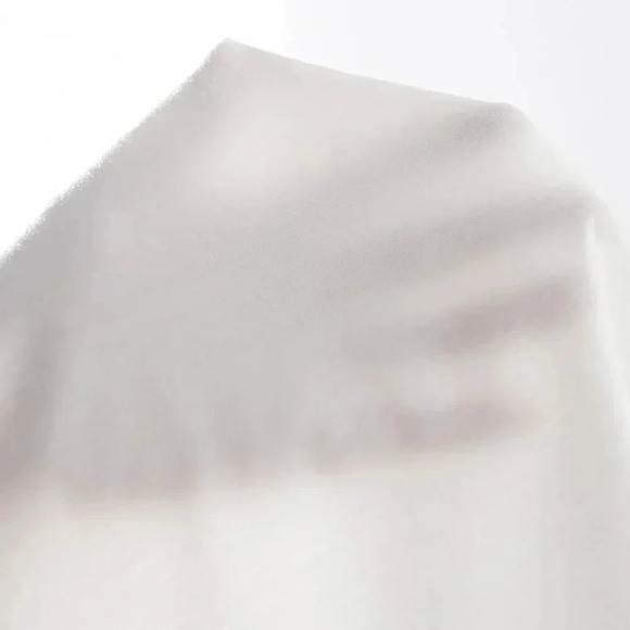 White Casual Women's Form-Fitting Crisscross Halter Top - Picture 6 of 6